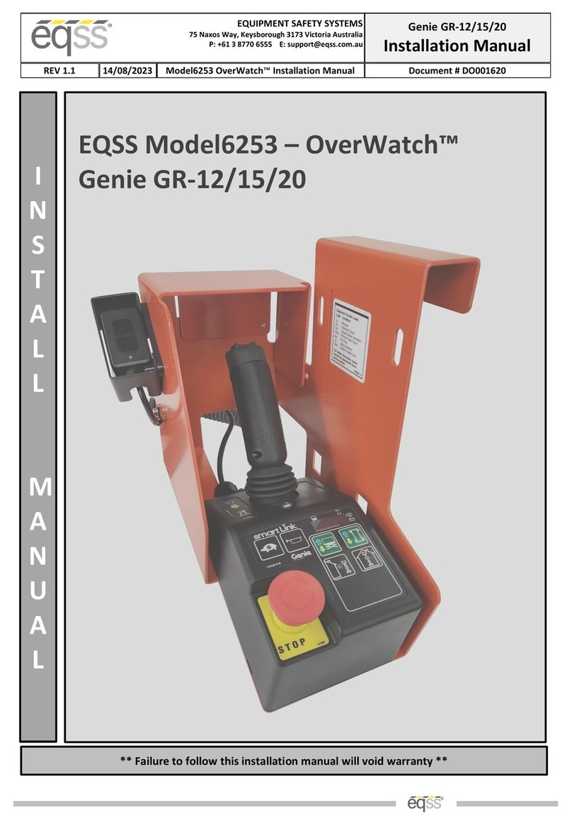 eqss OverWatch Genie GR-12 User manual