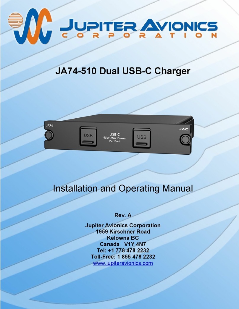 Jupiter Avionics JA74-510 User manual