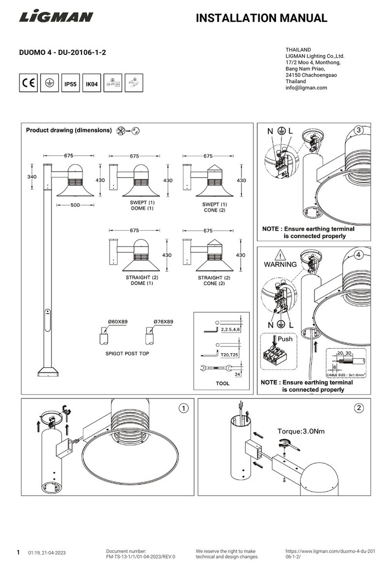 LIGMAN DU-20106-1-2 User manual