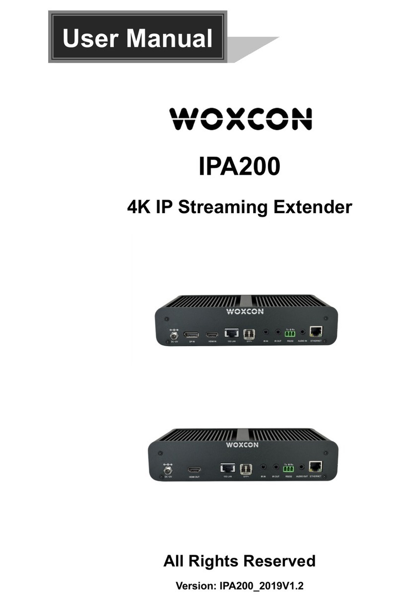 Woxcon IPA200 User manual