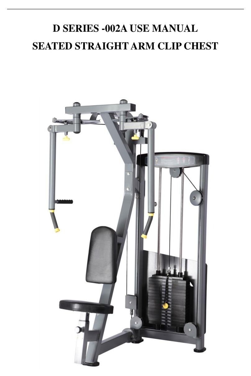 BRONZE GYM D-002A user manual