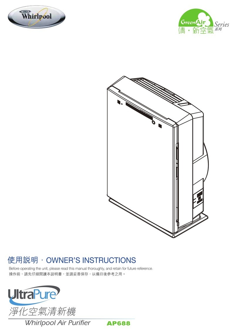 Whirlpool UltraPure AP688 User manual Whirlpool UltraPure AP688 User manual