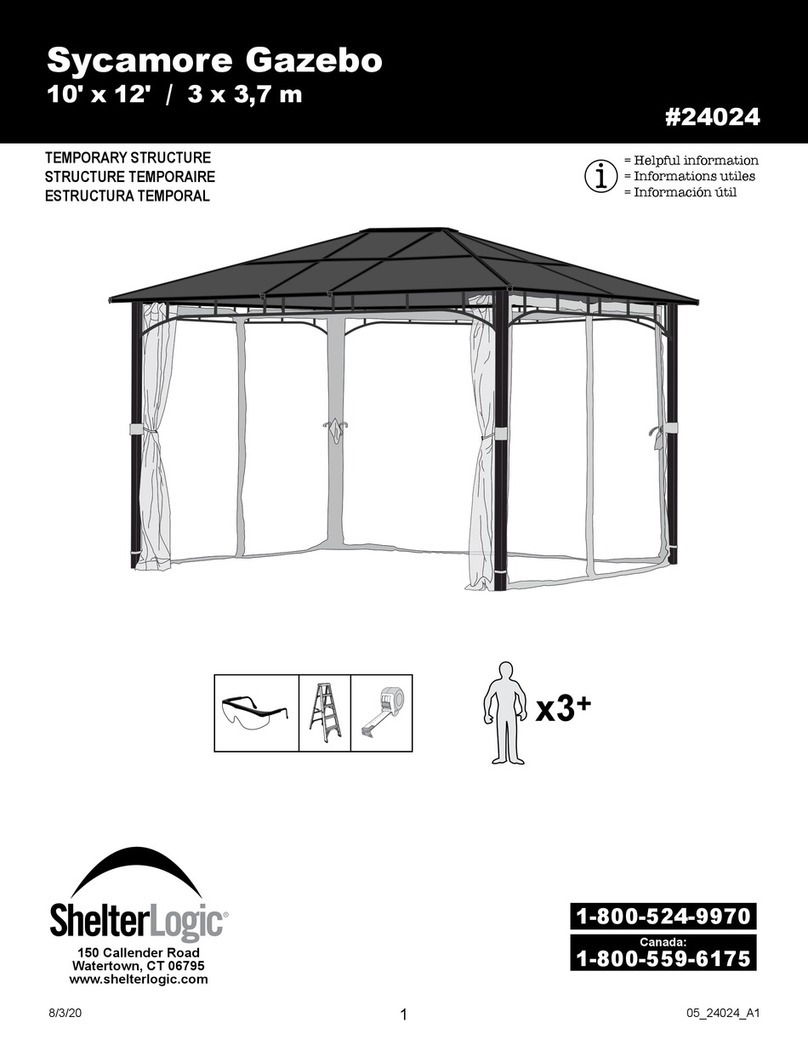 ShelterLogic Sycamore User manual