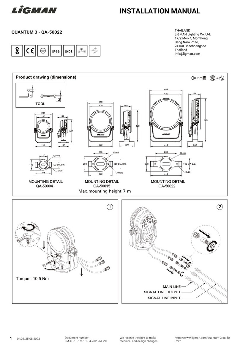 LIGMAN QA-50022 User manual