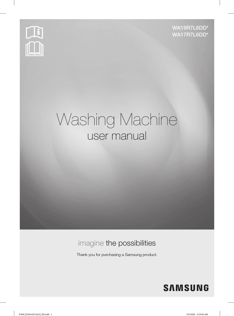 Samsung WA19R7L6DD Series User manual