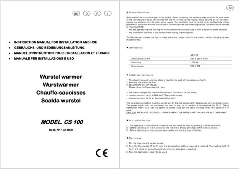 saro CS 100 instruction manual