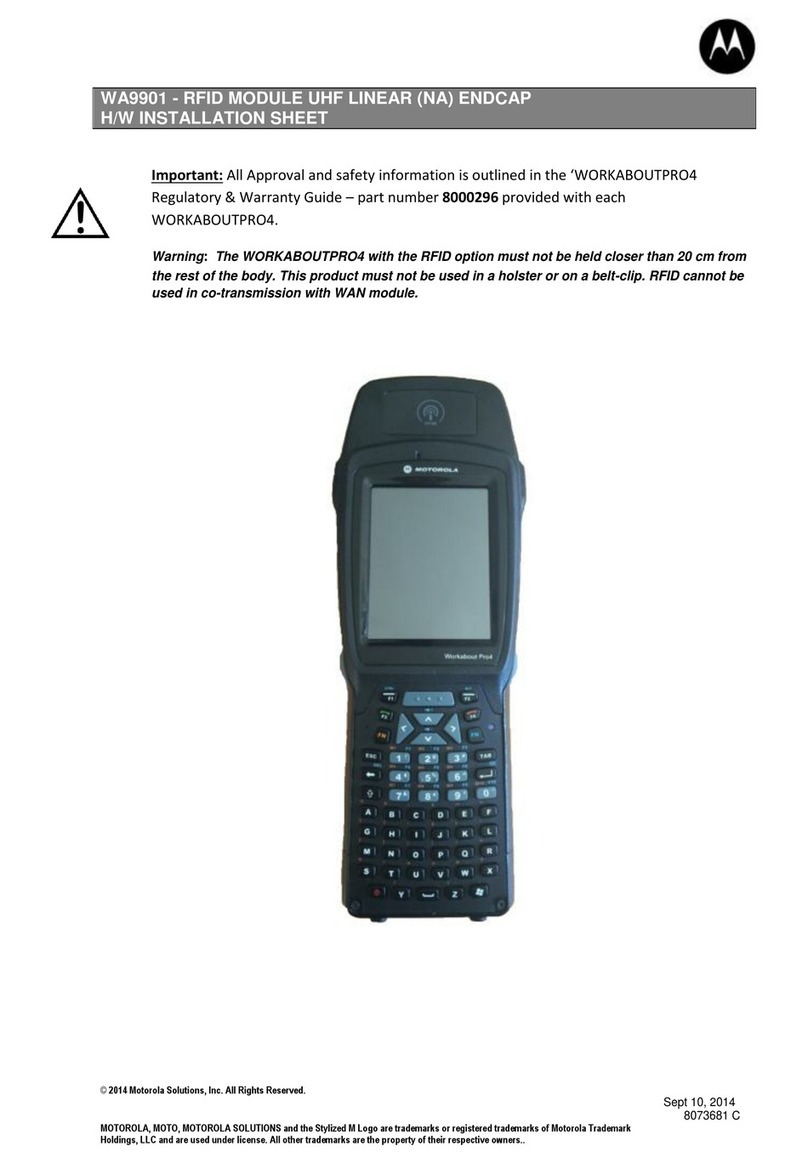 Motorola WA9901 Assembly instructions