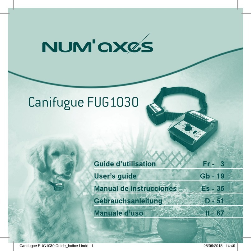 Num'axes Canifugue FUG1030 User manual
