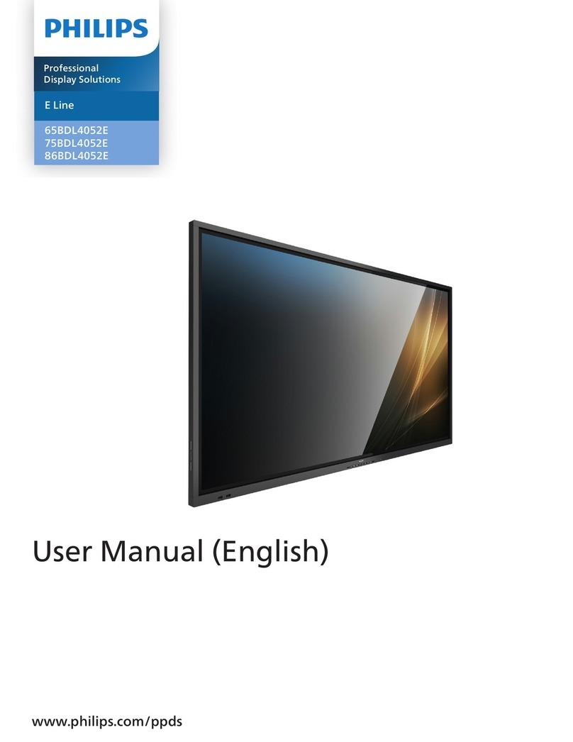 Philips 75BDL4052E User manual