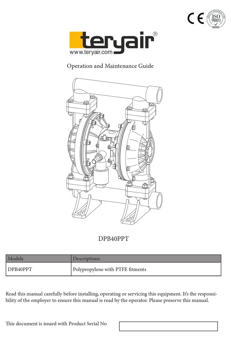 Teryair DPB40PPT Instruction Manual Teryair DPB40PPT Instruction Manual
