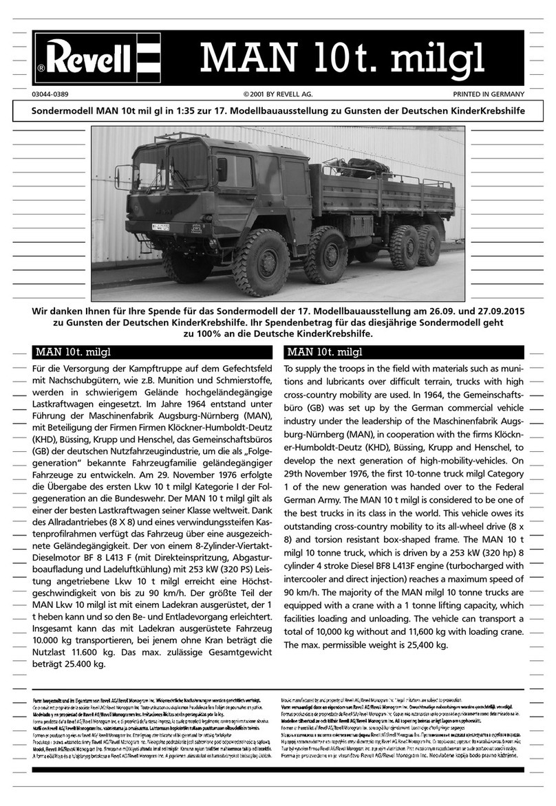 REVELL MAN 10t. milgl manual