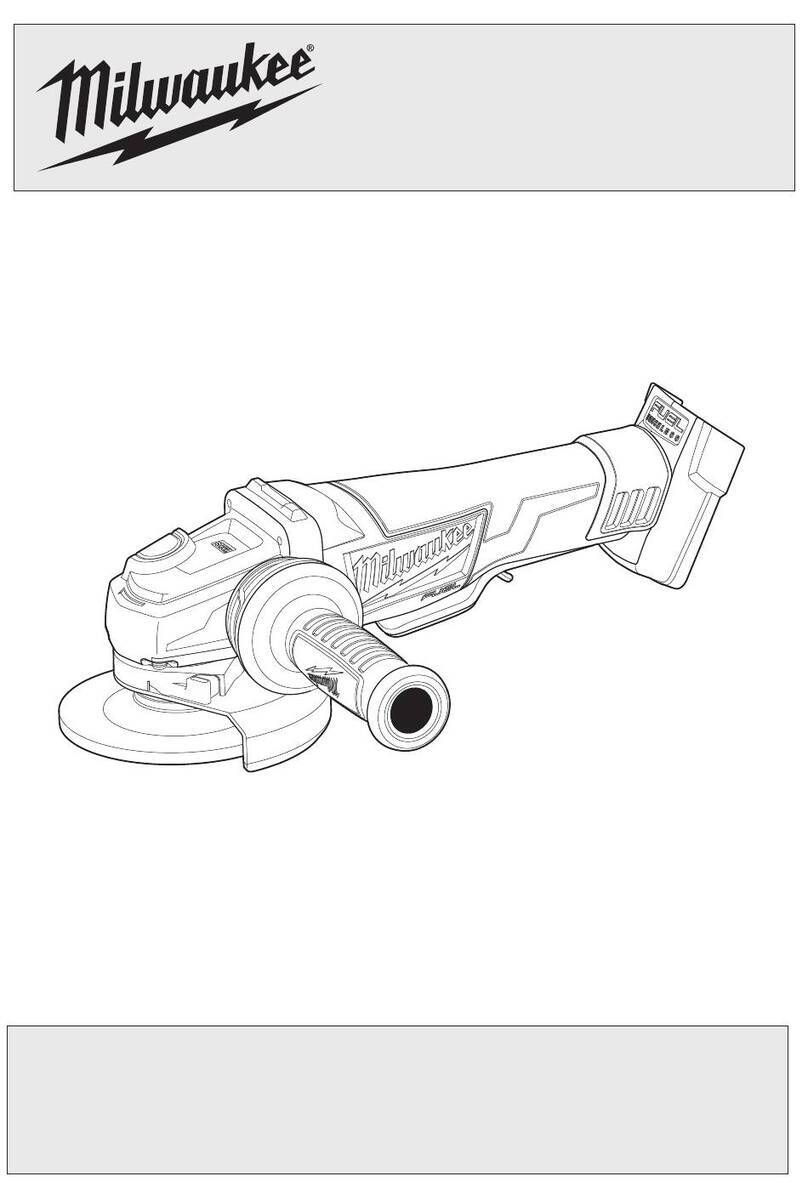 Milwaukee M18 FUEL CAG125XPD Operator's manual