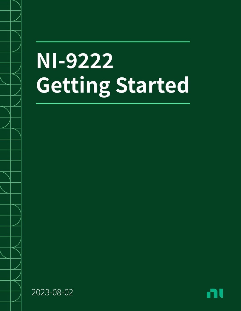 National Instruments NI 9222 Getting started