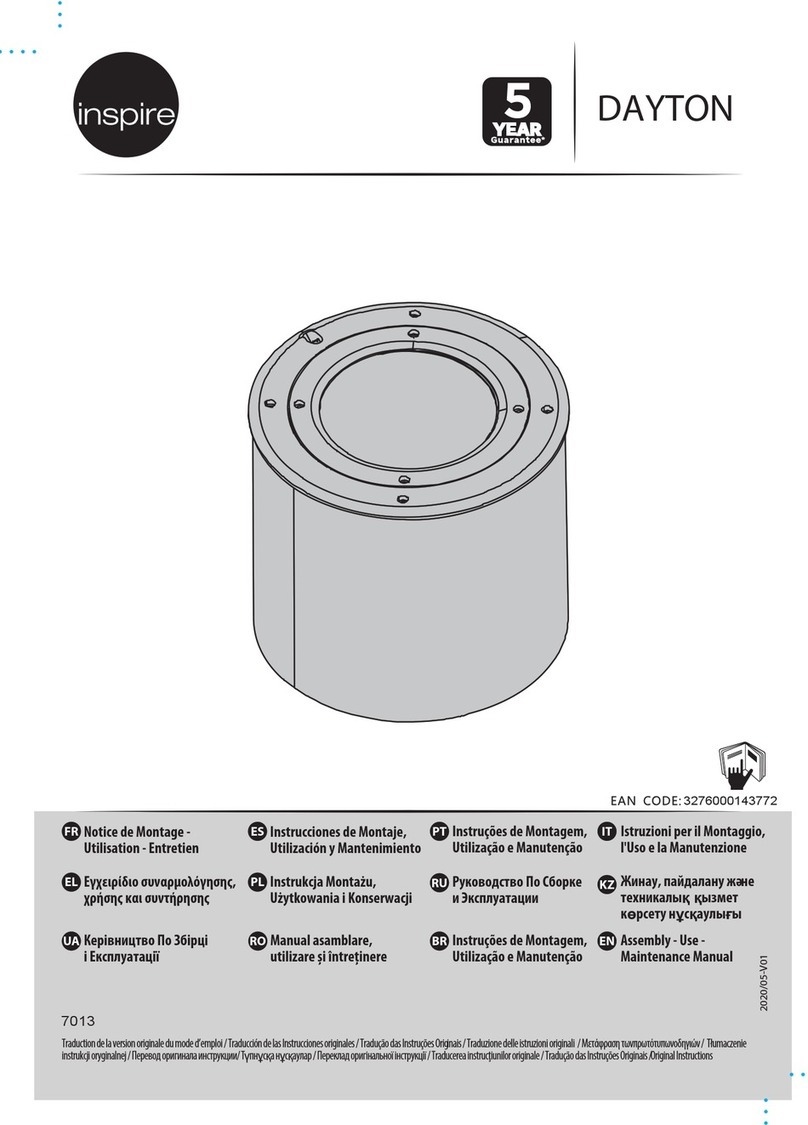 Inspire DAYTON Assembly, Use, Maintenance Manual