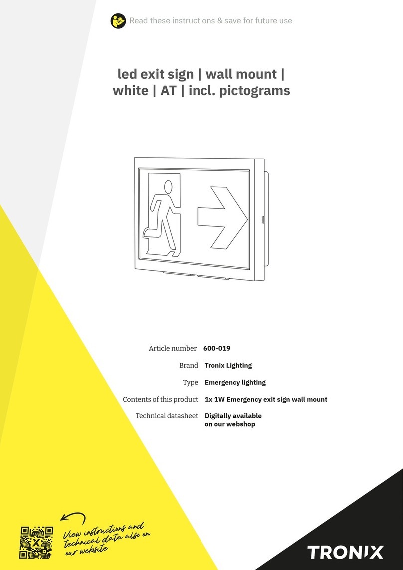 Tronix 600-019 User manual