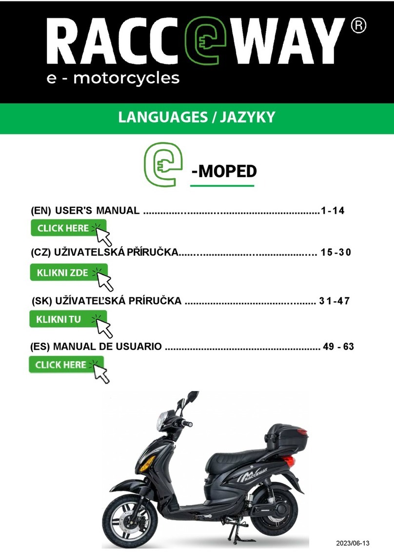 RACCEWAY E-MOPED user manual
