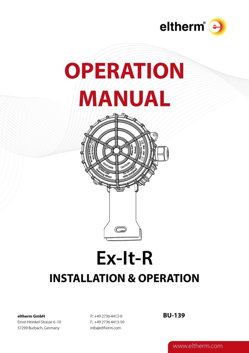 eltherm Ex-It-R Installation & operation
