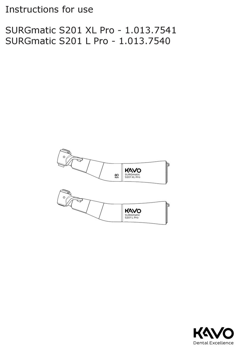KaVo SURGmatic S201 XL Pro Instructions for use