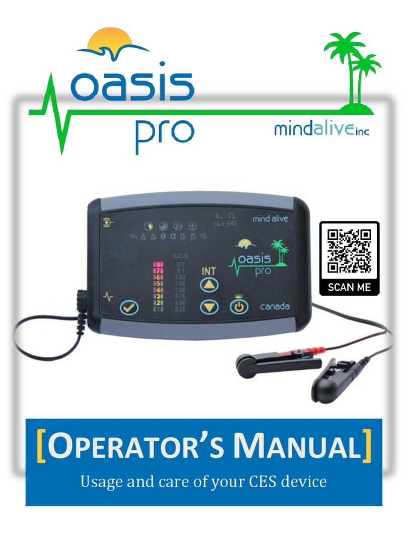 mind alive Oasis Pro Operator's manual