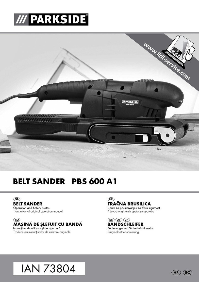 Parkside PBS 600 A1 User manual