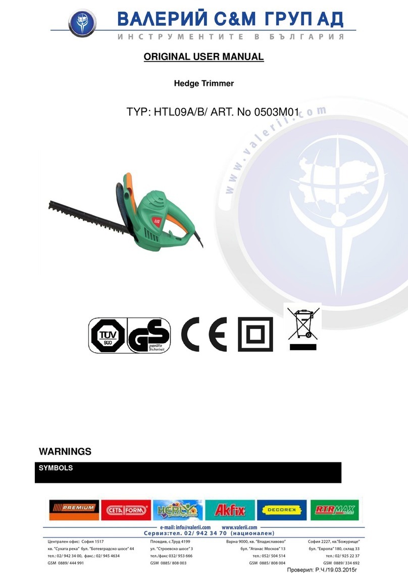 VALERII S & M GROUP HTL09A Original user manual