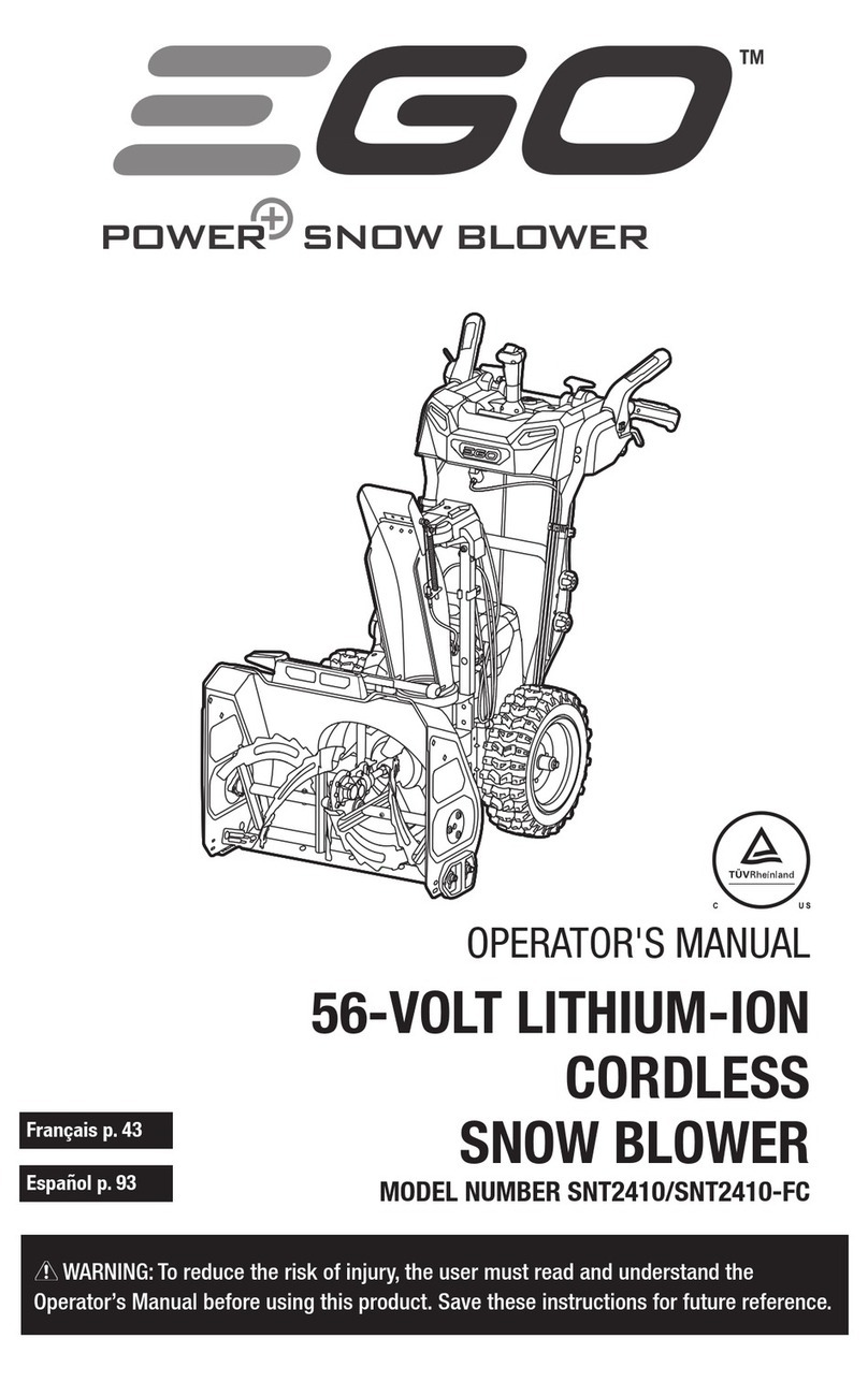 Ego Power Plus SNT2410 Operator's manual