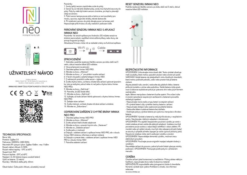 IMMAX NEO 07523L User manual
