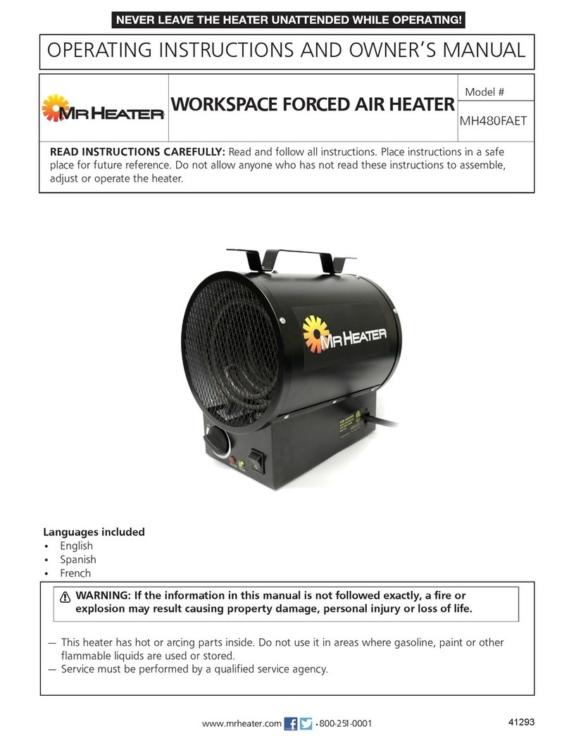 MrHeater MH480FAET Assembly instructions