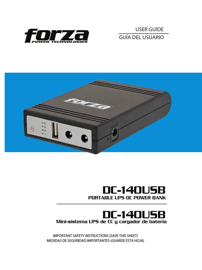 Forza DC-140USB user guide