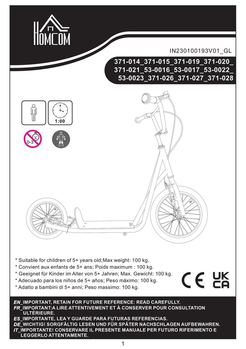 HOMCOM 371-014 User manual