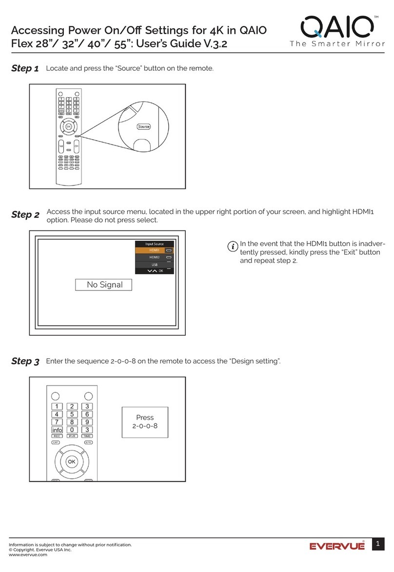 Evervue QAIO Flex Series User manual