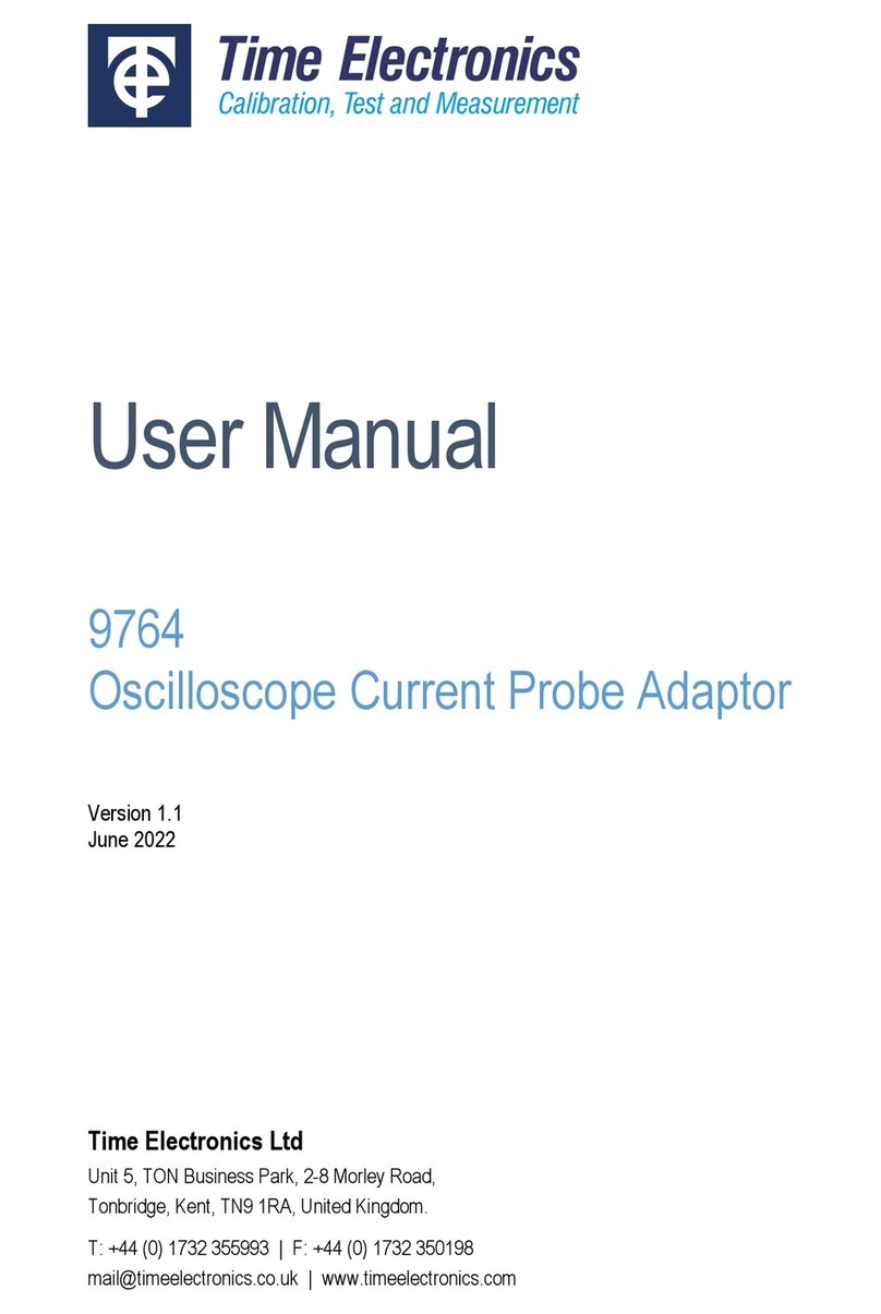 Time Electronics 9764 user manual