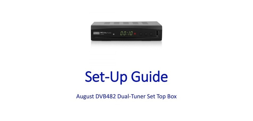 August DVB482 User manual