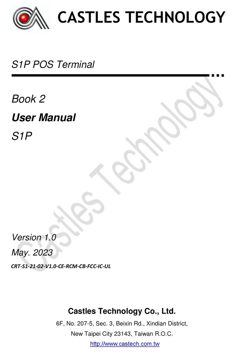 Castles Technology S1P User manual