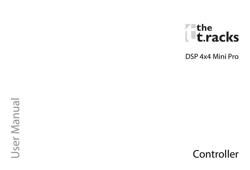 The t.racks DSP 4x4 Mini Pro user manual