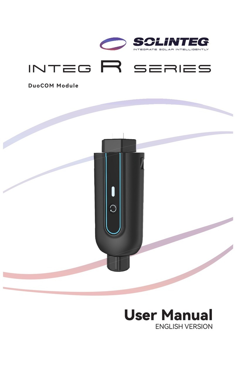 SOLINTEG Integ R Series user manual