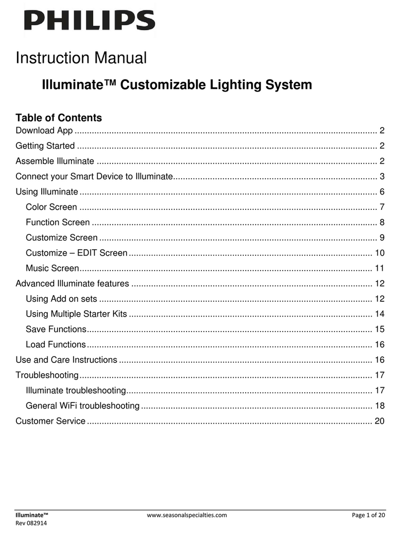 Philips Illuminate instruction manual