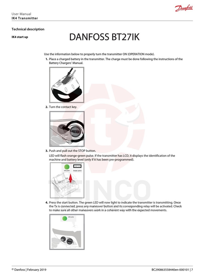 Danfoss BT27IK User manual