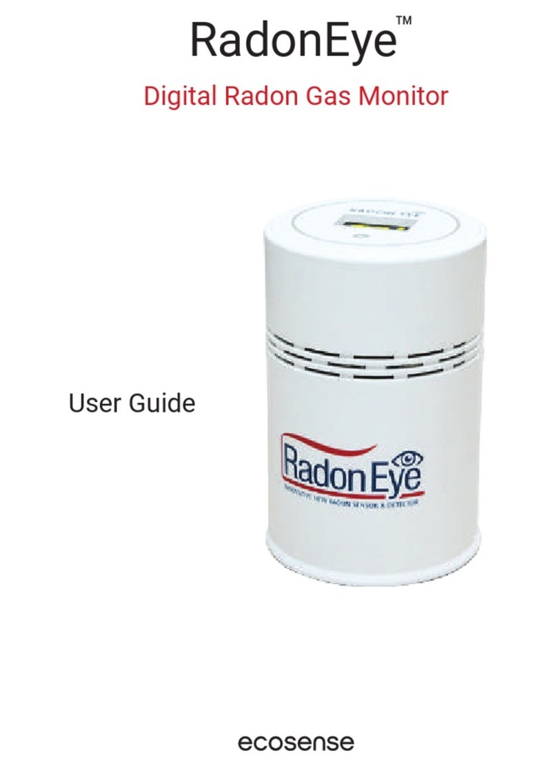 Ecosense RadonEye user guide