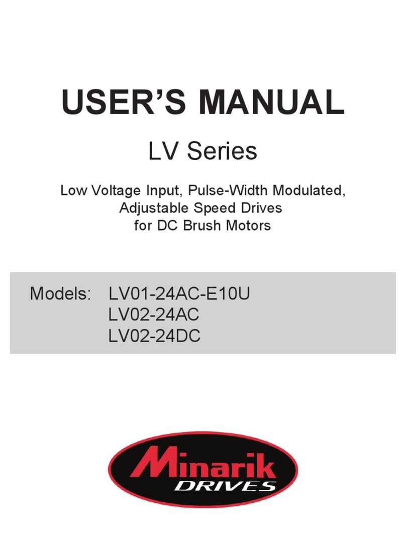 Minarik LV Series User manual