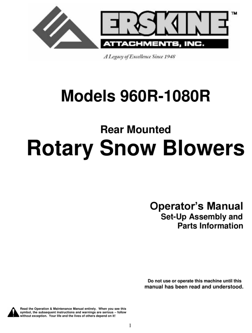Erskine Attachments 960R User manual