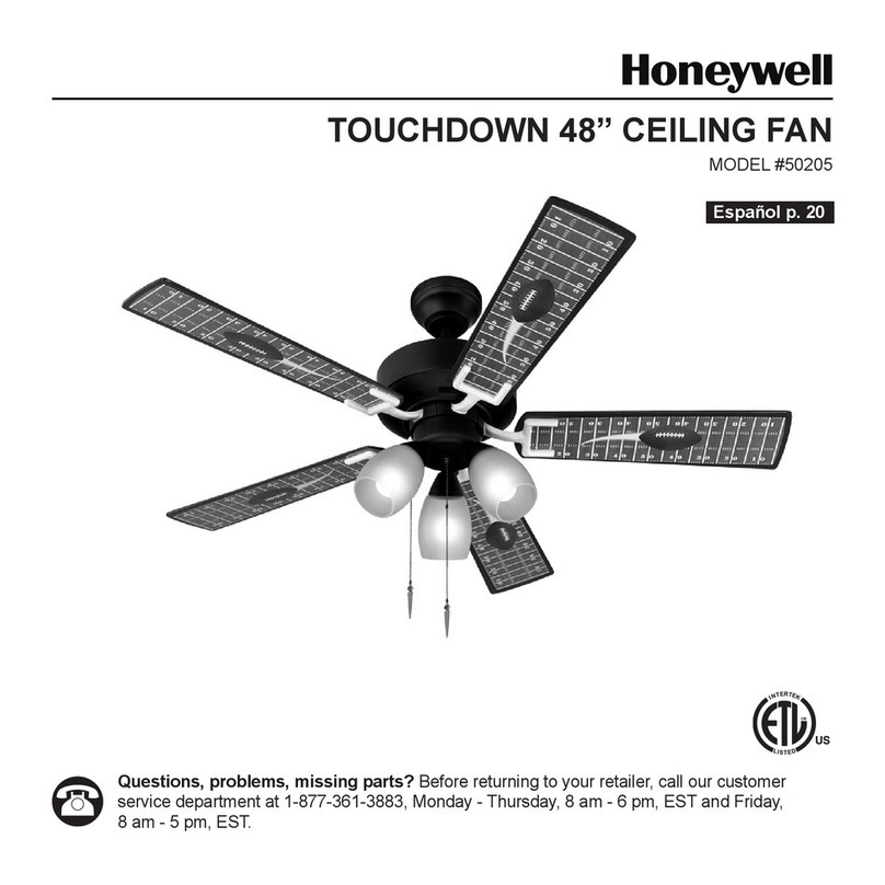 Honeywell TOUCHDOWN User manual