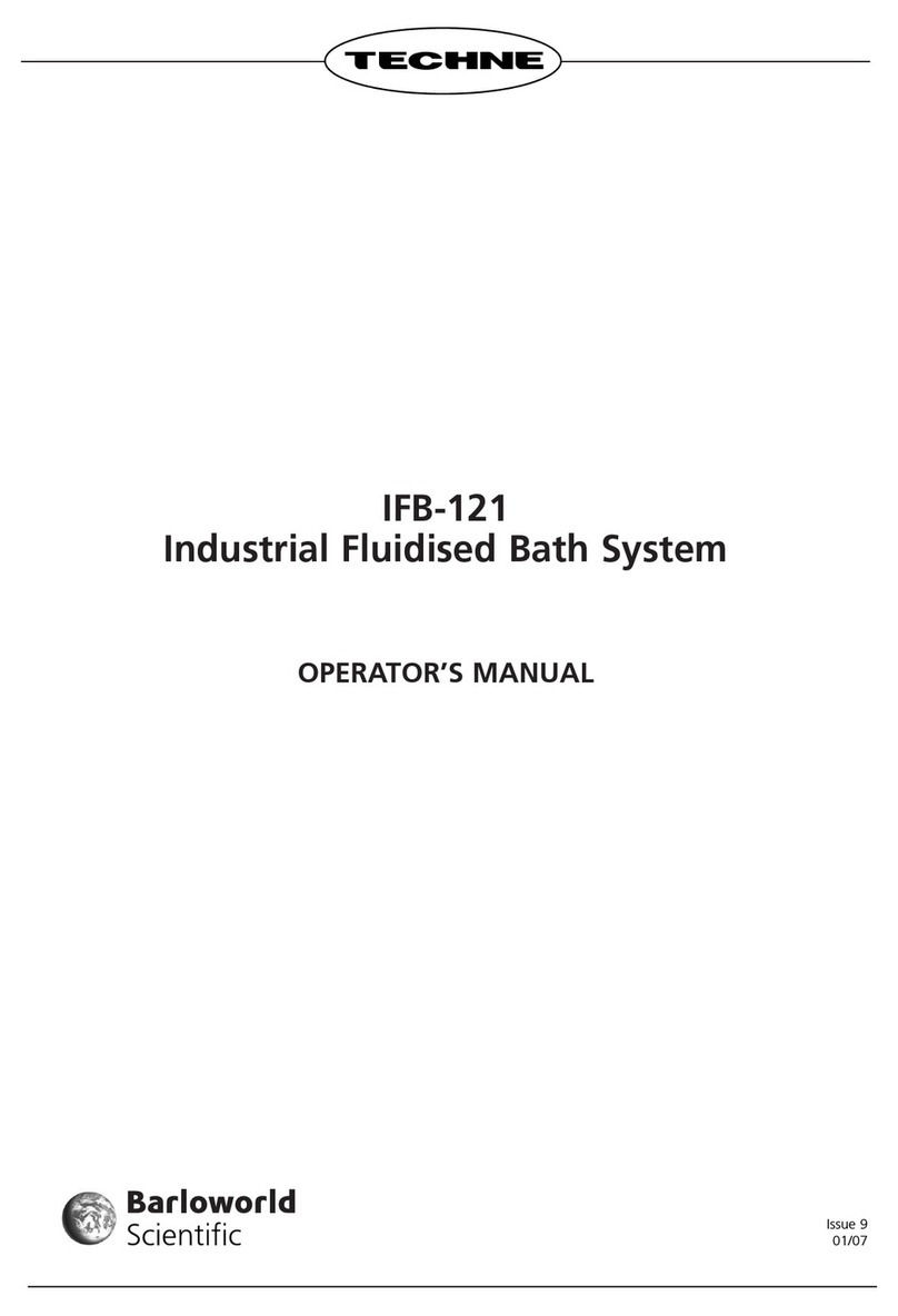 Techne IFB-121 Operator's manual