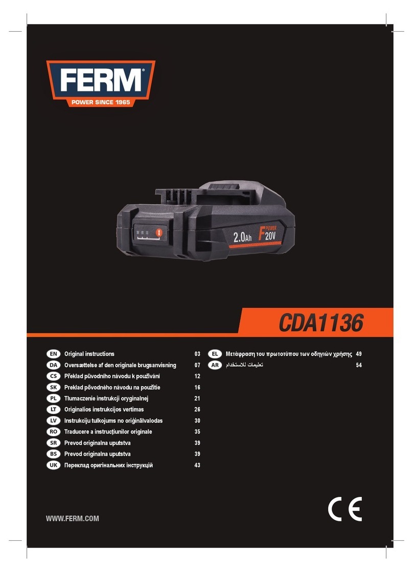 Ferm CDA1136 instructions