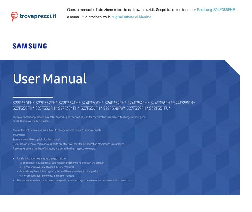 Samsung S24F356FHR User manual Samsung S24F356FHR User manual