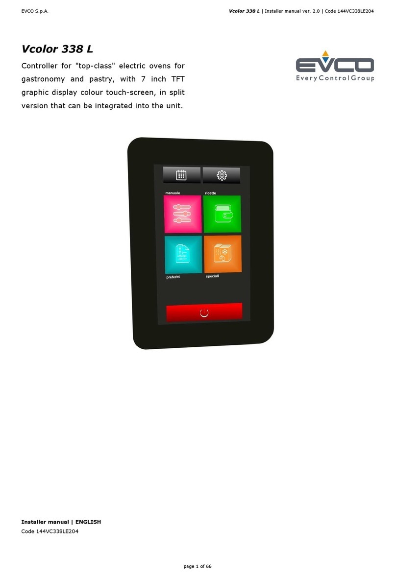 Evco Vcolor 338 L User guide