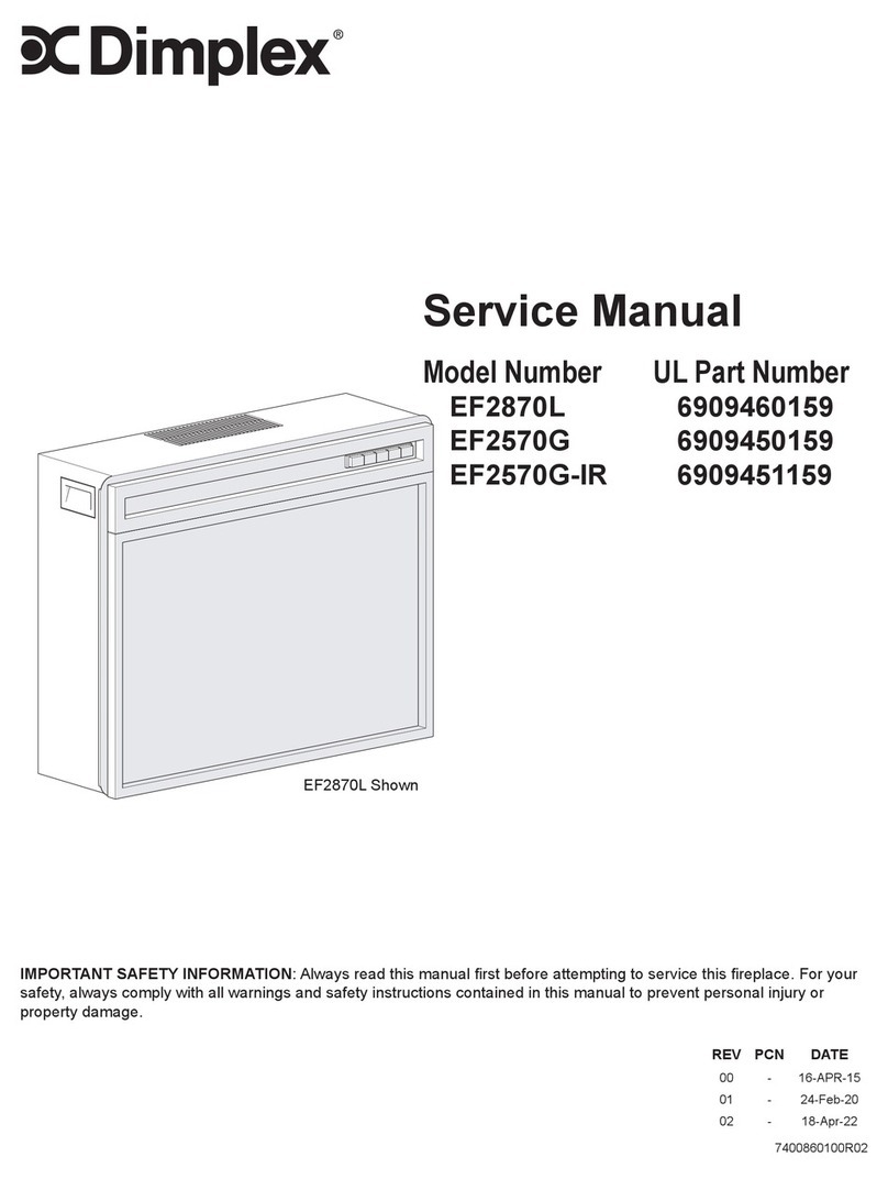 Dimplex EF2570G-IR User manual