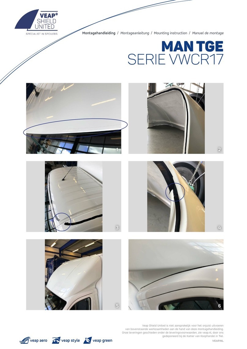 VEAP MAN TGE VWCR17 Series Mounting instruction VEAP MAN TGE VWCR17 Series Mounting instruction