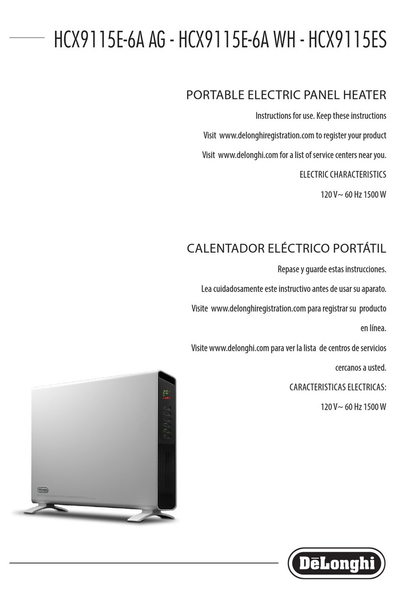 DeLonghi HCX9115E-6A AG Instructions for use