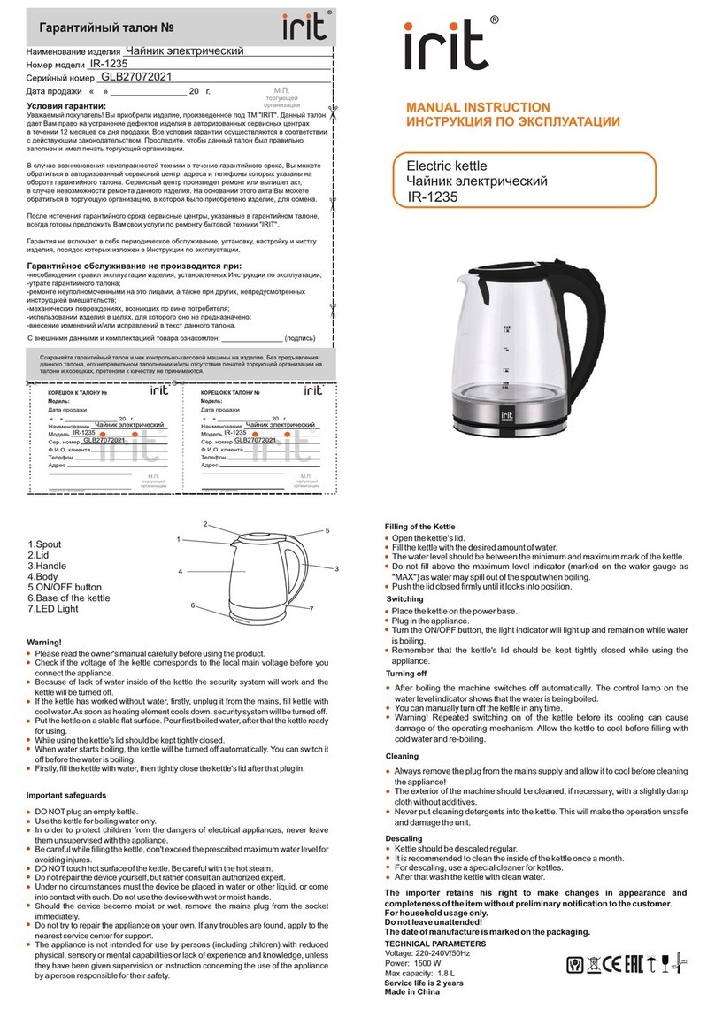 IRIT IR-1235 User manual